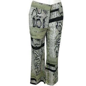 VINCE CAMUTO LIGHTWEIGHT SNAKESKIN WIDE LEG PANTS SZ 6 NWTS!